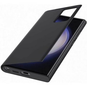 Samsung Husa SAMSUNG Smart View Wallet pentru Galaxy S23 Ultra, EF-ZS918CBEGWW, Black