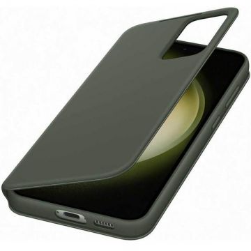 Samsung Husa Smart Flip tip View Wallet Case,Samsung Galaxy S23 Plus (S916) Verde