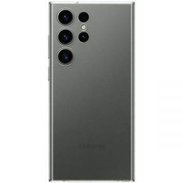 Samsung Husa telefon SAMSUNG Clear Case pentru Galaxy S23 Ultra, EF-QS918CTEGWW, Transparent