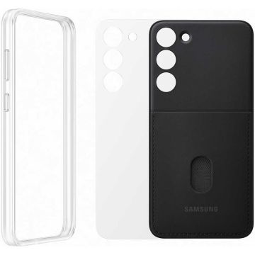 Samsung Husa telefon SAMSUNG Frame Case pentru Galaxy S23 Plus, EF-MS916CBEGWW, Black