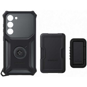 Samsung Husa telefon SAMSUNG Rugged Gadget Case pentru Galaxy S23, EF-RS911CBEGWW, Titan