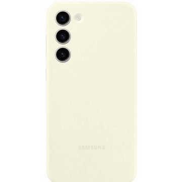 Samsung Husa telefon SAMSUNG Silicone Case pentru Galaxy S23 Plus, EF-PS916TUEGWW, Cream