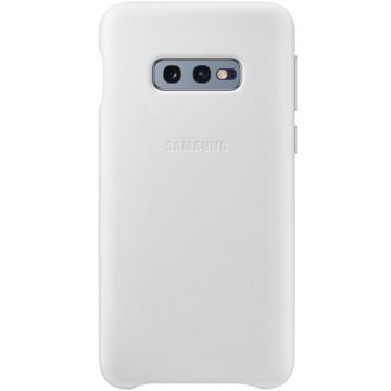 Samsung Protectie pentru spate Leather Alb pentru Samsung   Galaxy S10e