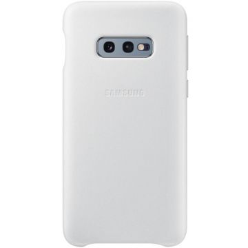 Samsung Protectie pentru spate Leather Alb pentru Samsung Galaxy S10e