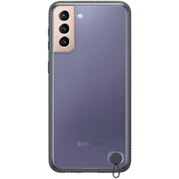 Samsung Protectie spate Clear Black pentru Samsung Galaxy S21 Plus