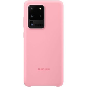 Samsung Protectie Spate Silicon Samsung EF-PG988TPEGEU pentru Samsung Galaxy S20 Ultra (Roz)