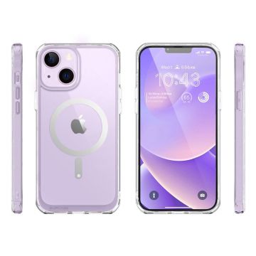 Carcasa 360 grade Supcase Unicorn Beetle MagSafe compatibila cu iPhone 14 Plus Clear