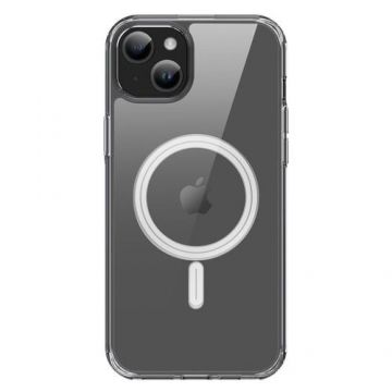 Carcasa DuxDucis CLIN MagSafe compatibila cu iPhone 15, Transparent