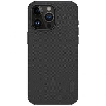 Carcasa Nillkin Frosted Shield Pro compatibila cu iPhone 15 Pro Max, Negru
