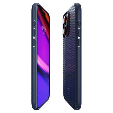 Carcasa Spigen Mag Armor MagSafe compatibila cu iPhone 15 Pro Max Navy Blue