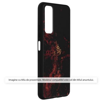 Husa de protectie Techsuit Glaze Series compatibil cu iPhone 15 Pro - Red Nebula