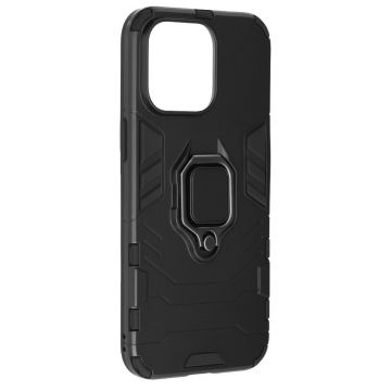 Husa de protectie Techsuit Silicone Shield compatibil cu iPhone 15 Pro Max - Negru