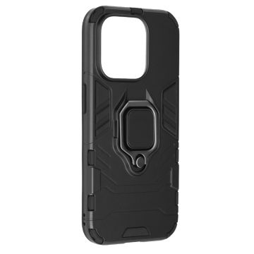 Husa de protectie Techsuit Silicone Shield compatibil cu iPhone 15 Pro - Negru