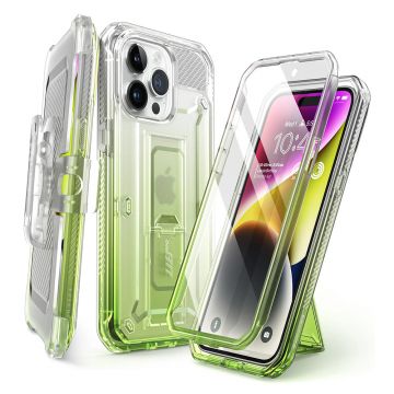 Husa de protectie telefon premium Supcase, Unicorn Beetle Pro, compatibila cu Apple iPhone 15 Pro Max, Verde