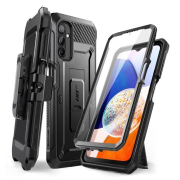 Husa de protectie telefon premium Supcase, Unicorn Beetle Pro, compatibila cu Samsung Galaxy A14 4G / 5G, Negru