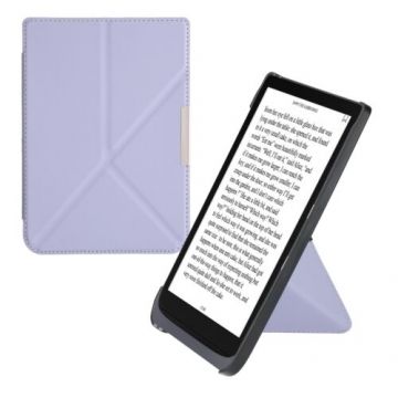 Husa kwmobile pentru PocketBook InkPad 3 /InkPad 3 Pro /InkPad Color, Piele ecologica, Mov, 44761.108