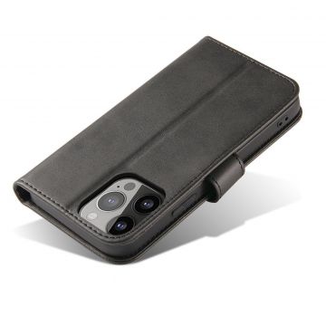 Husa Magnet Wallet Stand compatibila cu Realme 11 Black