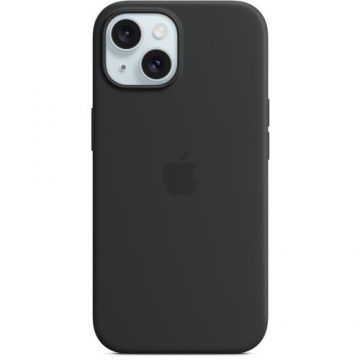 Husa MagSafe pentru Apple iPhone 15, Neagra MT0J3ZM/A