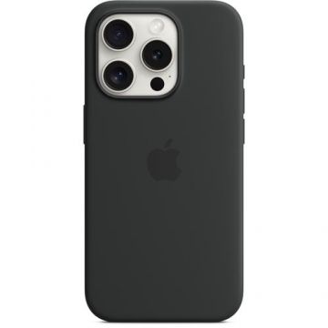 Husa MagSafe pentru Apple iPhone 15 Pro, Neagra MT1A3ZM/A