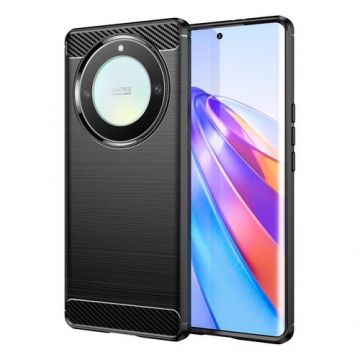 Husa pentru Honor Magic5 Lite / X40 / X9a, OEM, Carbon, Neagra