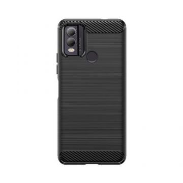 Husa pentru Nokia C22, OEM, Carbon, Neagra