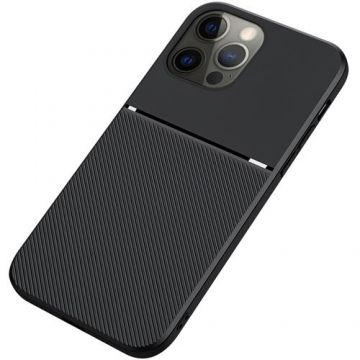 Husa pentru Samsung Galaxy A13 A135, OEM, Elegance Carbon, Neagra