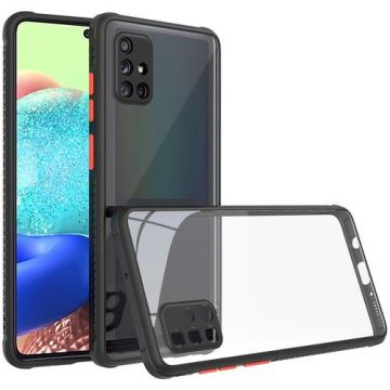 Husa pentru Samsung Galaxy A21s A217, OEM, Defender Hybrid, Neagra
