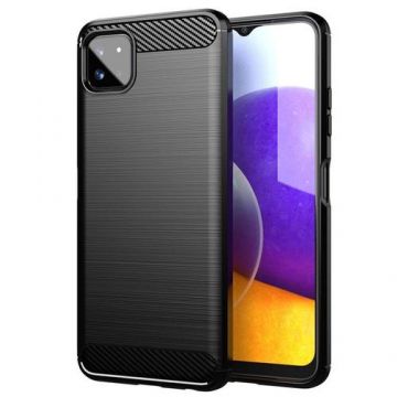 Husa pentru Samsung Galaxy A22 5G A226, OEM, Carbon, Neagra