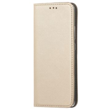Husa pentru Samsung Galaxy A50s A507 / A30s A307 / A50 A505, OEM, Smart Magnet, Aurie