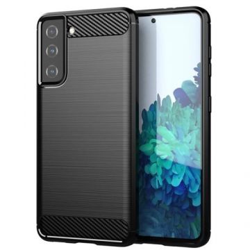 Husa pentru Samsung Galaxy S21 FE 5G G990, OEM, Carbon, Neagra Husa pentru Samsung Galaxy S21 FE 5G G990, OEM, Carbon, Neagra