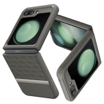 Husa pentru Samsung Galaxy Z Flip 5 Spigen Caseology Parallax - Gri inchis