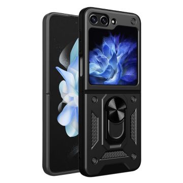Husa pentru Samsung Galaxy Z Flip 5 Techsuit CamShield Series - Negru