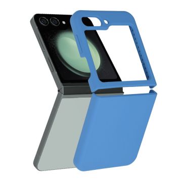 Husa pentru Samsung Galaxy Z Flip 5 Techsuit Soft Edge Silicone - Albastru Denim