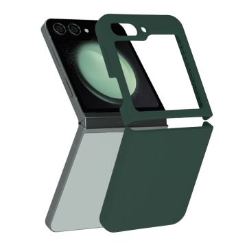 Husa pentru Samsung Galaxy Z Flip 5 Techsuit Soft Edge Silicone - Verde inchis