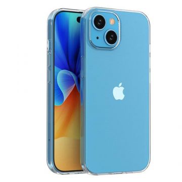 Husa Protectie Spate OEM Ultra Clear compatibila cu iPhone 15, TPU, 0.9mm (Transparent)