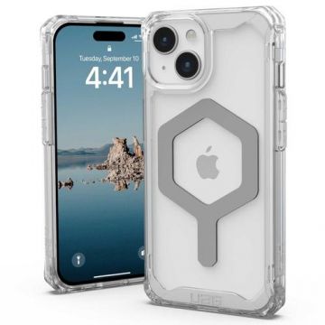 Husa Protectie Spate UAG Plyo MagSafe Series pentru Apple iPhone 15 (Transparent)