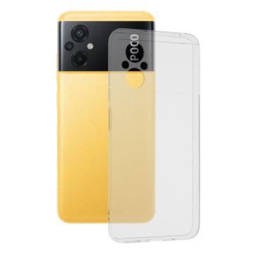 Husa Silicon compatibila Xiaomi Poco M5, Pastreaza Originalitatea, Luxury, Transparent