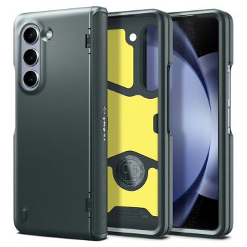 Husa Spigen Slim Armor Pro compatibila cu Samsung Galaxy Z Fold 5 - Verde Abyss