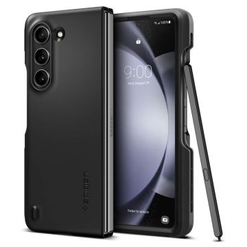 Husa Spigen Thin Fit Pen compatibila cu Samsung Galaxy Z Fold 5 - Negru
