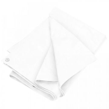 Prelată 180 g/m², alb, 3x3 m, HDPE