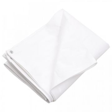 Prelată 260 g/m², alb, 3x5 m, HDPE