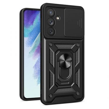 Carcasa Hybrid Armor CamShield compatibila cu Samsung Galaxy A54 5G, Negru