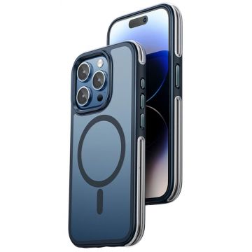 Husa de protectie din silicon Hoco Airbag Magnetic Case pentru iPhone 15 Plus - Albastru Husa de protectie din silicon Hoco Airbag Magnetic Case pentru iPhone 15 Plus - Albastru