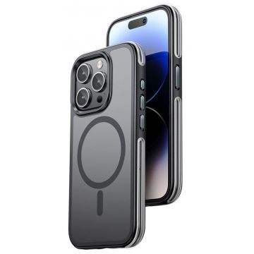 Husa de protectie din silicon Hoco Airbag Magnetic Case pentru iPhone 15 Plus - Negru Husa de protectie din silicon Hoco Airbag Magnetic Case pentru iPhone 15 Plus - Negru