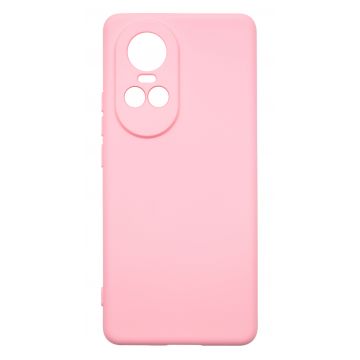 Husa de protectie din silicon pentru OPPO Reno 10, SoftTouch, interior microfibra, Roz