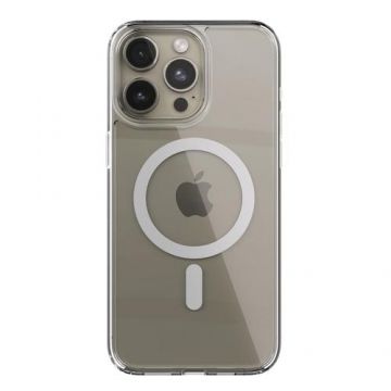 Husa de protectie Next One Shield Case pentru iPhone 15 Pro Max, MagSafe compatible, Transparent