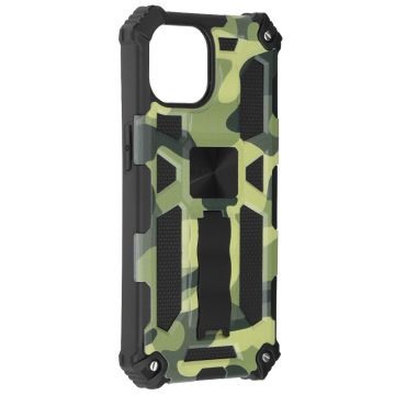Husa de protectie Techsuit Blazor Series compatibil cu iPhone 15 - Camo Lime