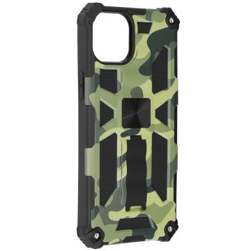 Husa de protectie Techsuit Blazor Series compatibil cu iPhone 15 Plus - Camo Lime