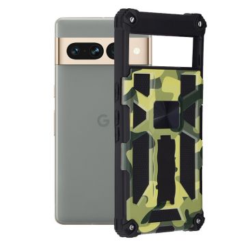 Husa de protectie Techsuit Blazor Series pentru Google Pixel 7 Pro - Camo Lime