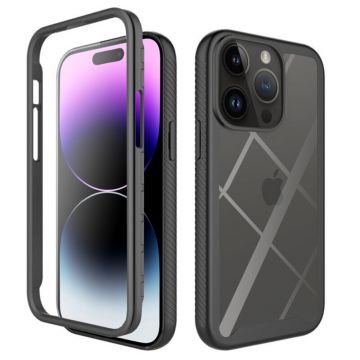 Husa de protectie Techsuit Defense360 Pro cu Screen Protector compatibil cu iPhone 15 Plus - Negru
